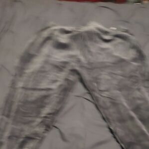 Black Puma velour sweatpants